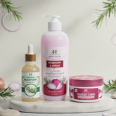 Double the love for your hair! Rosemary and Onion Shampoo with Hair Mask & Rosemary Essential Oil